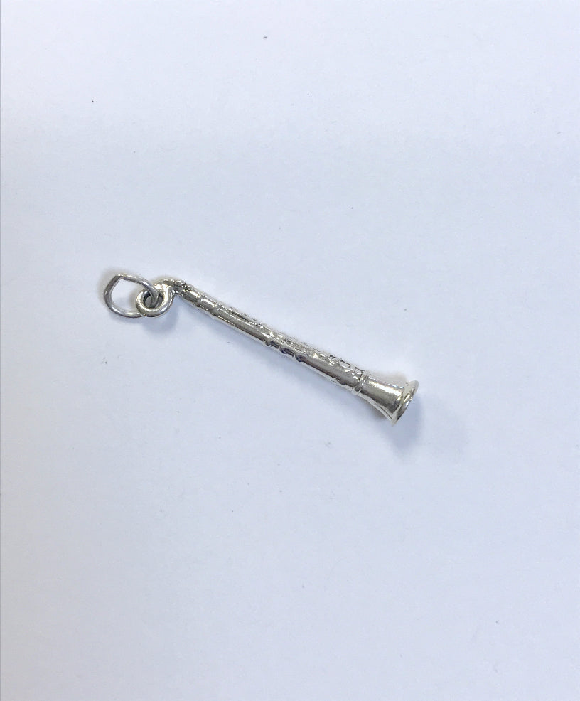 Clarinet Sterling Silver Charm