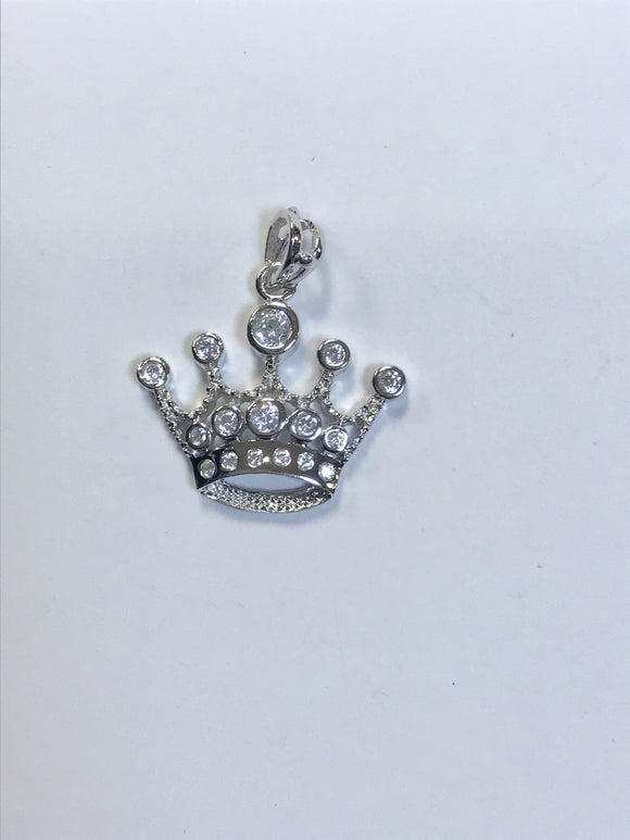 Jewelry - CZ Crown charm Large
