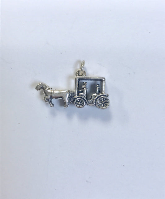 Horse & Buggy Charm