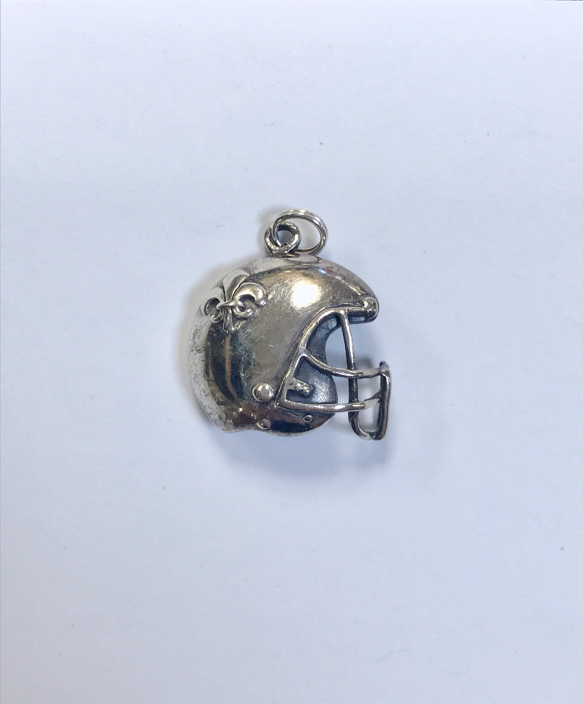 Large Football Helmet Charm