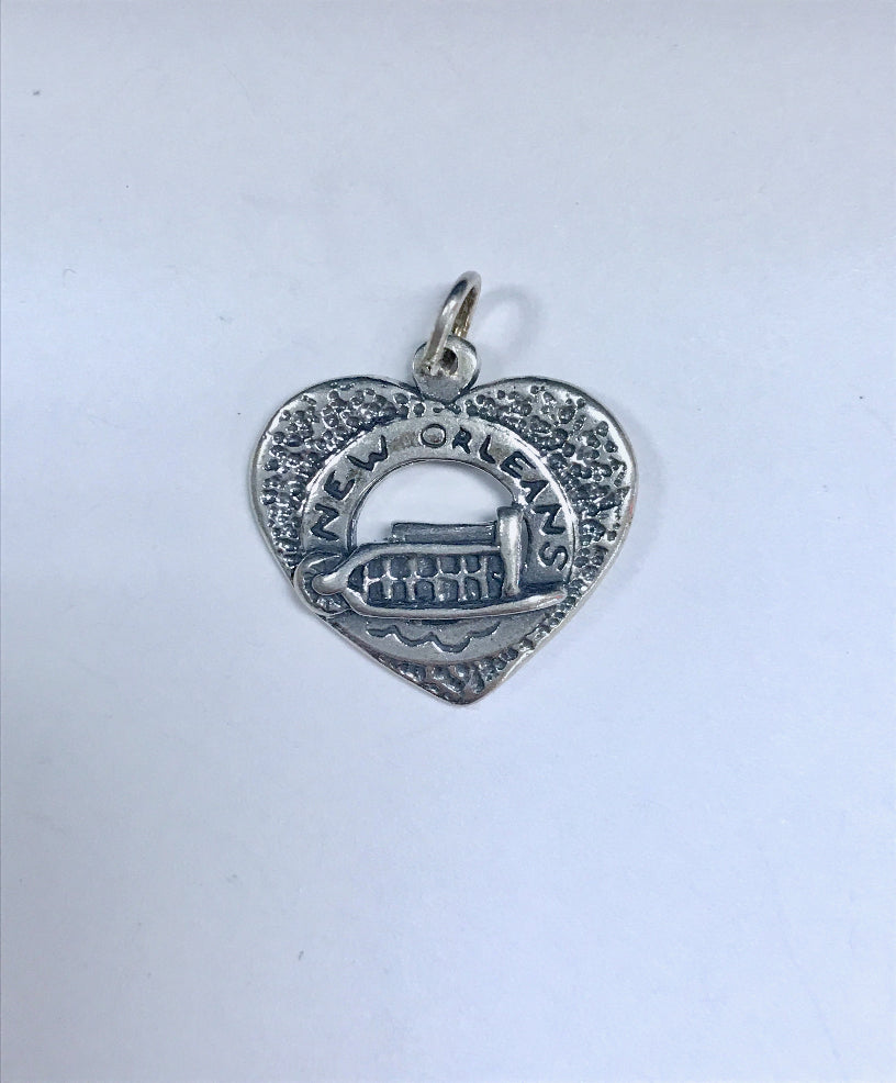 NOLA Heart Pendant
