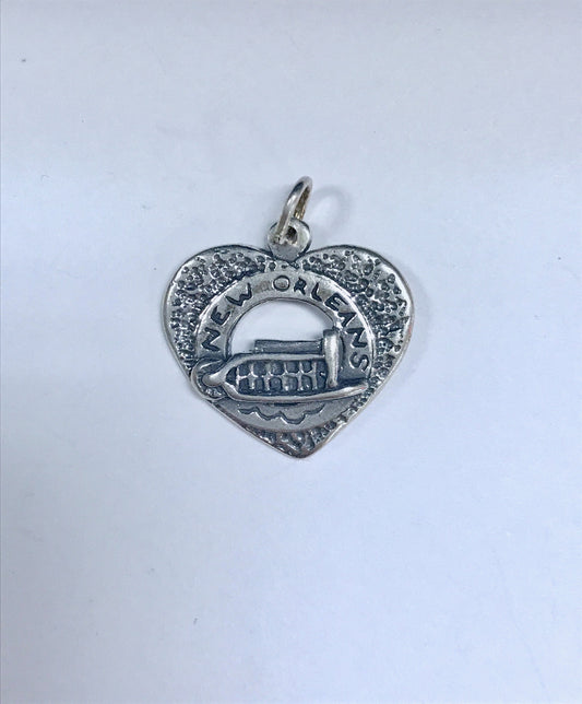 NOLA Heart Pendant