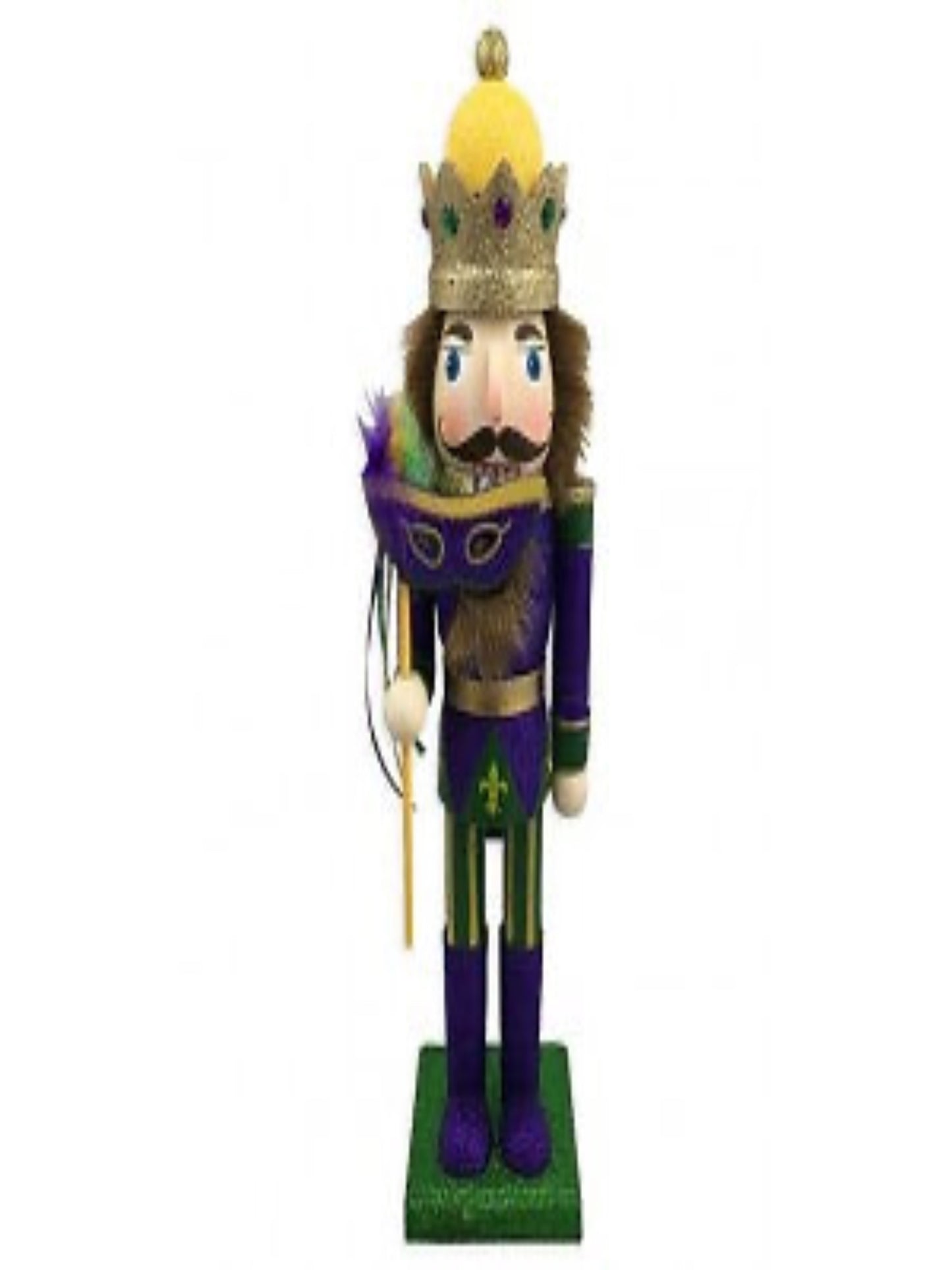 Mardi Gras Nutcracker With Mask