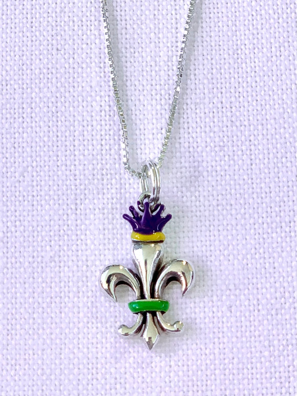 Jewelry - Mardi Gras Crown Fleur de Lis