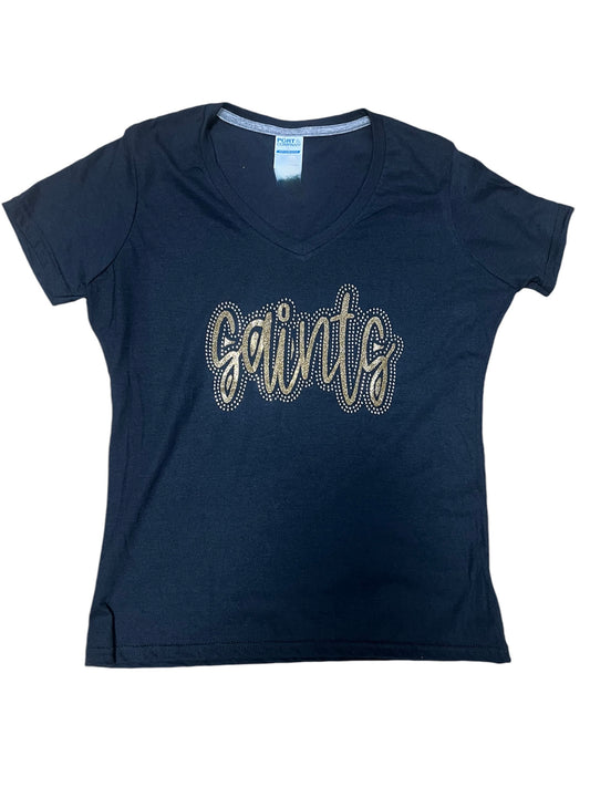 Rhinestone saints shirt