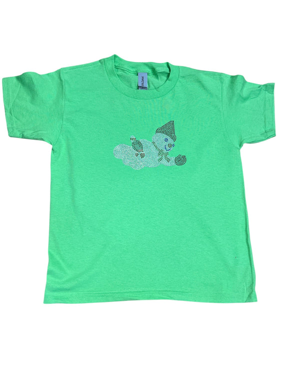 Kids- Flying snowman shirt