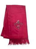 Apparel- Christmas Fleur de lis scarves