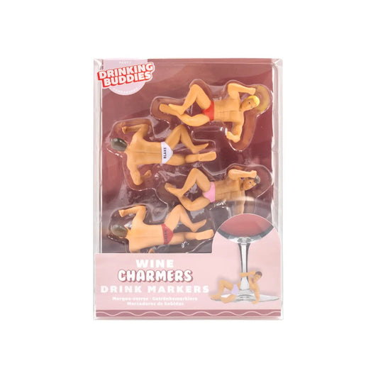 Drinking Buddies Wine Charms