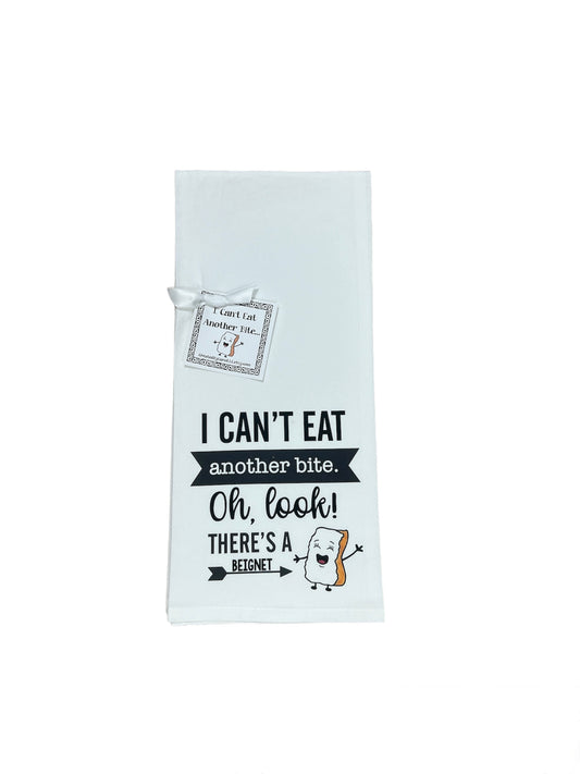 I can't eat another bite.. Kitchen Towel