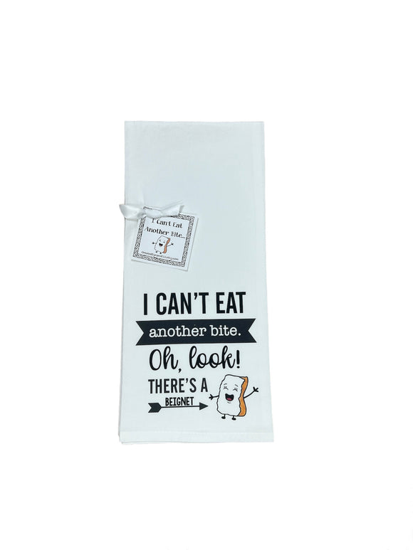 Towel- I can't eat another bite..