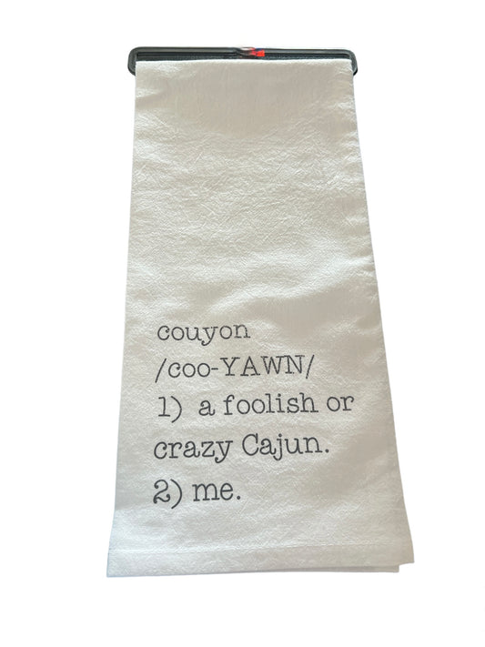 Couyon Meaning Kitchen Towel