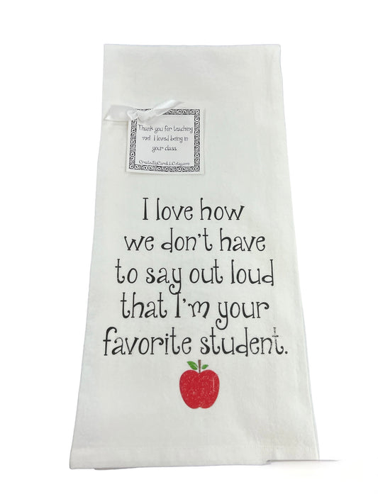 Teacher Kitchen Towel