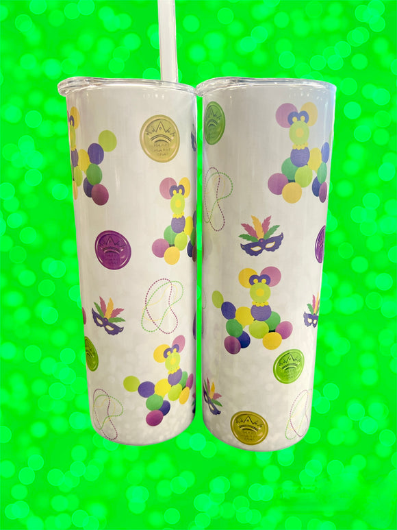 Cups - Mardi Gras 20oz Tumblers