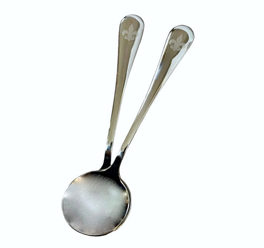 Fleur de lis gumbo spoons