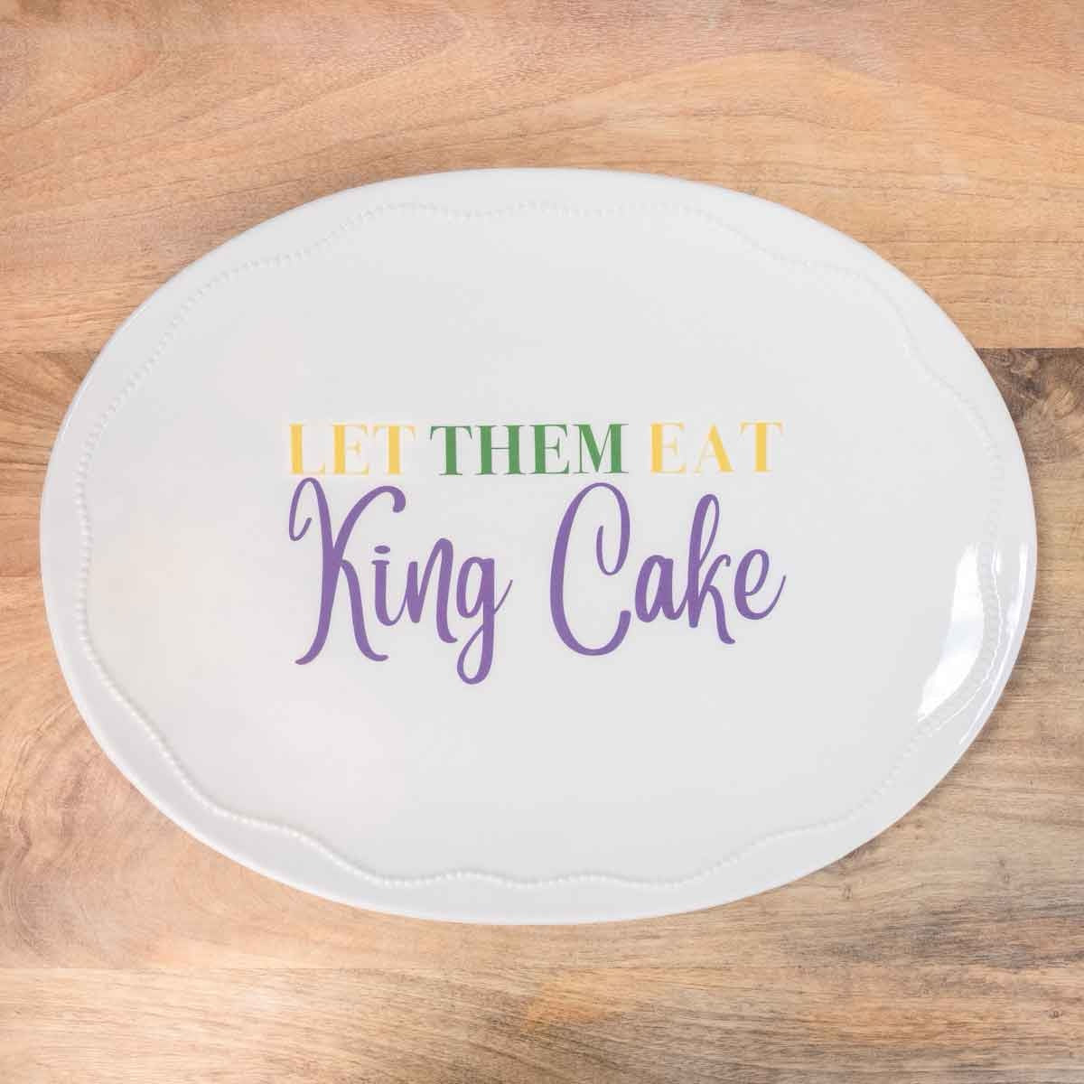 Let them Eat Cake Platter