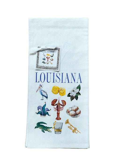 Louisiana Theme Kitchen Towel