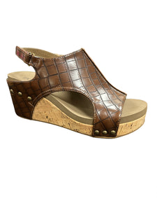 Shoes - Brown Croco Carley