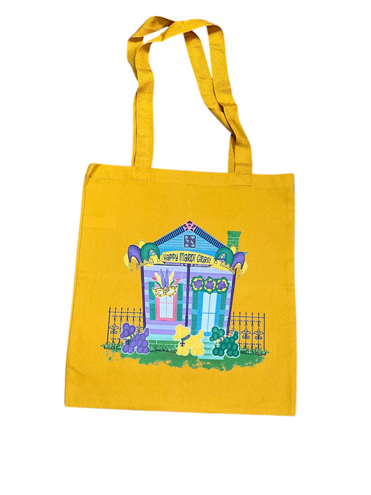 Mardi Gras shotgun house bags
