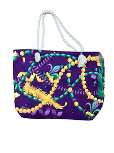 Bags- Purple beads tote bag