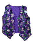 Apparel -  Mardi Gras Sequin Fleur De Lis Vest