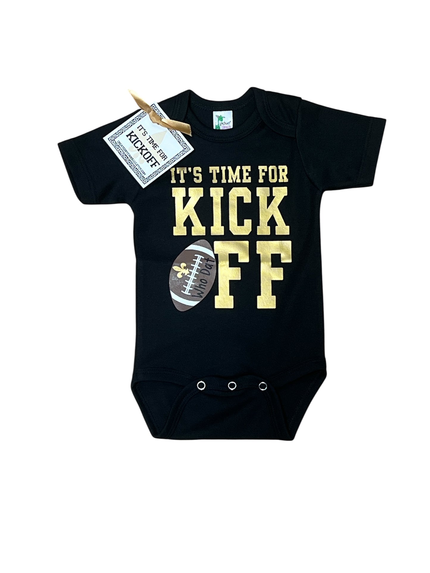 It's time for Kick Off Onesie