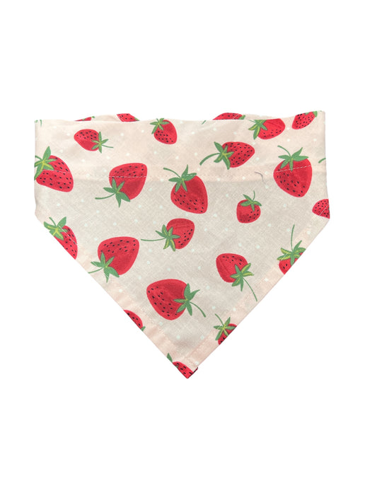 Strawberry M/L Dog Bandana