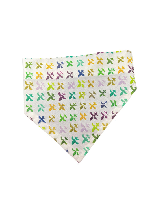 Mardi Gras Fleur De Lis S/M Dog Bandana