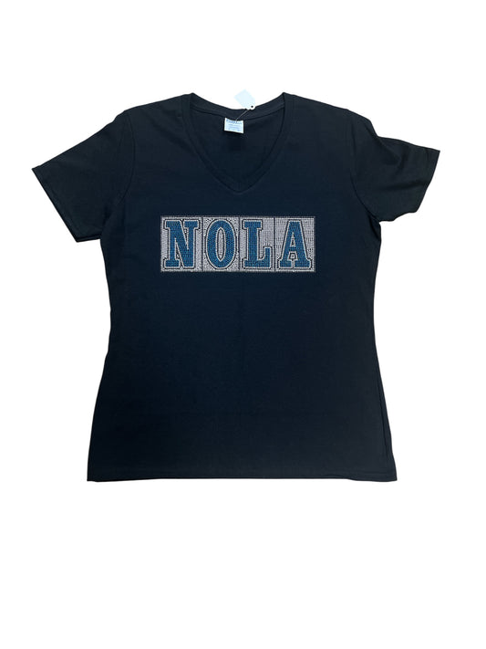 NOLA Tile Black Shirt