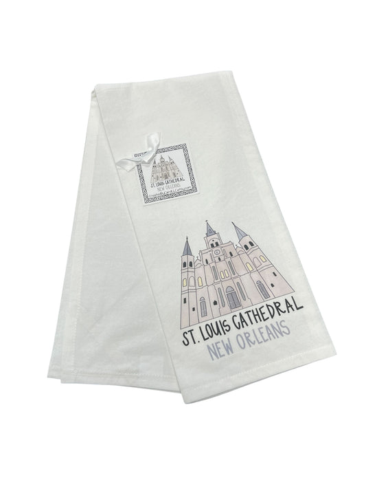 St Louis Cathedral Kitchen Towel