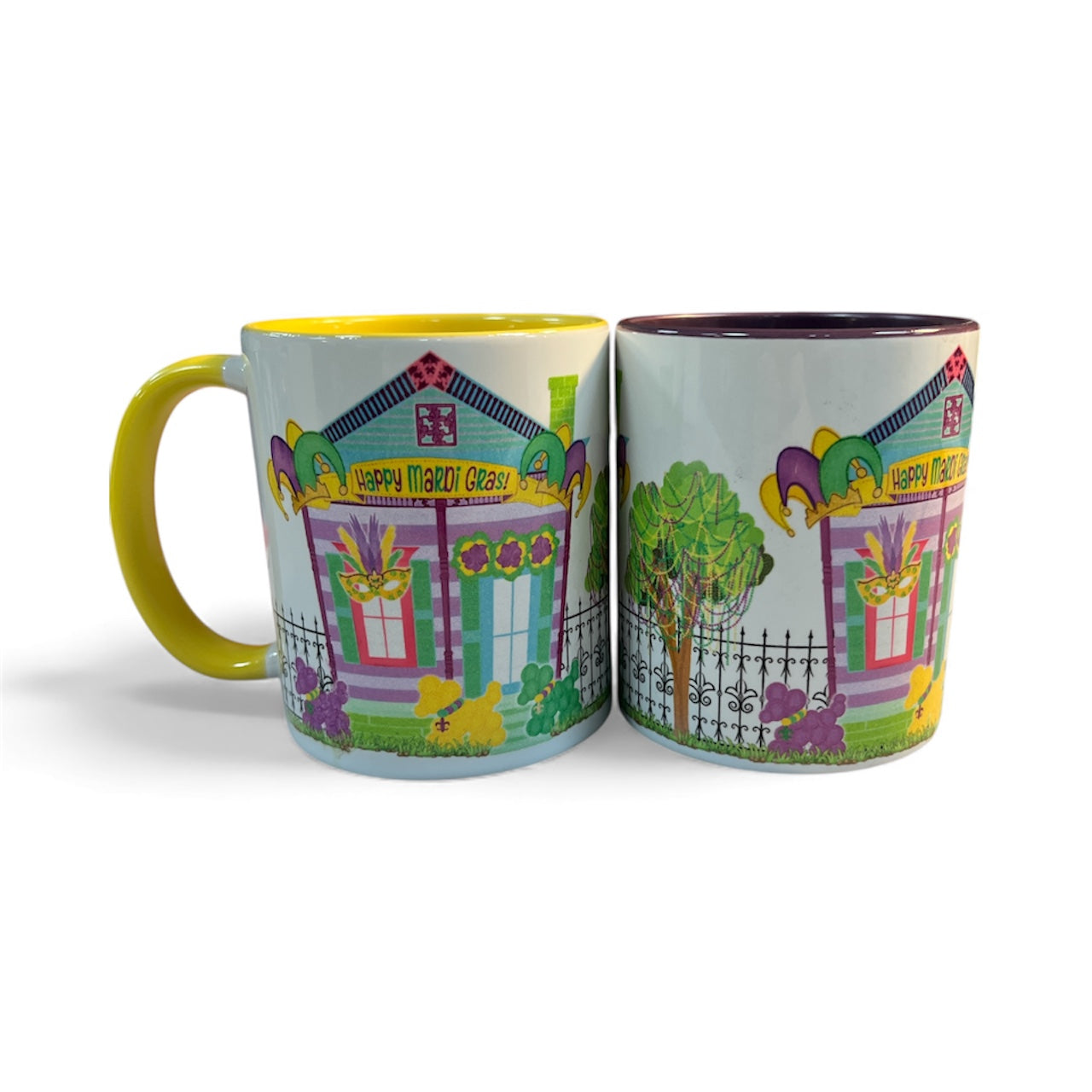 Mardi Gras Shotun House Coffee Mug