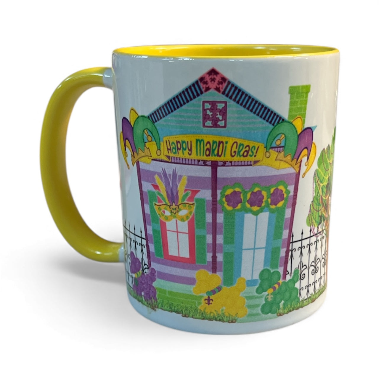 Mardi Gras Shotun House Coffee Mug