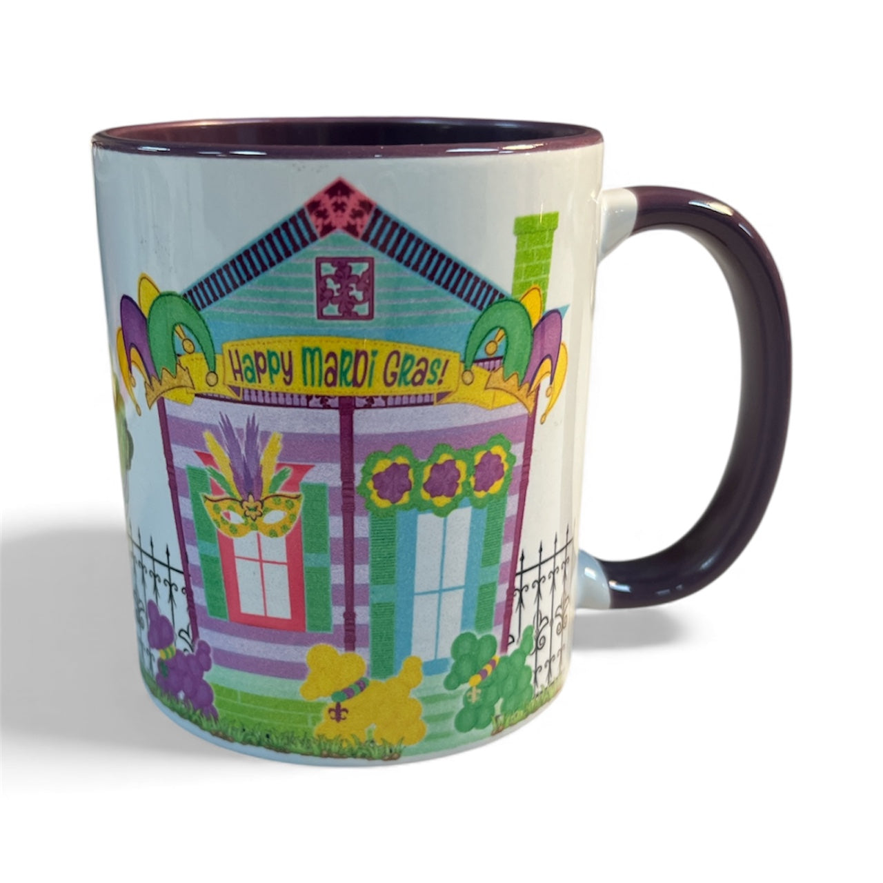 Mardi Gras Shotun House Coffee Mug