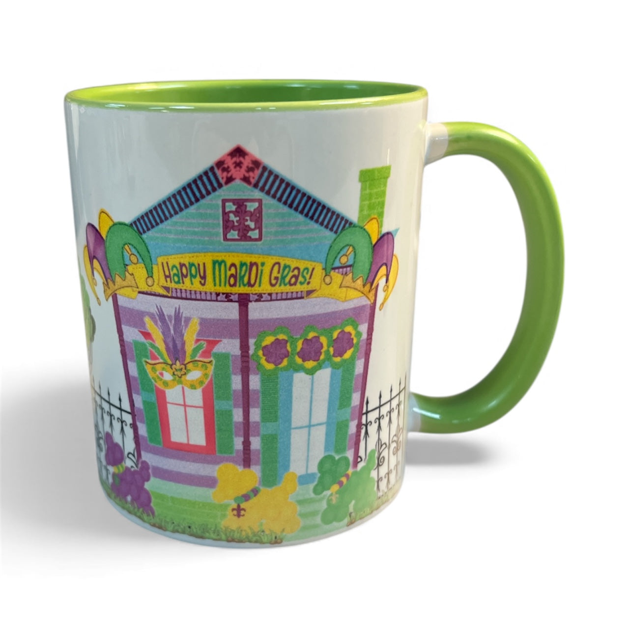 Mardi Gras Shotun House Coffee Mug
