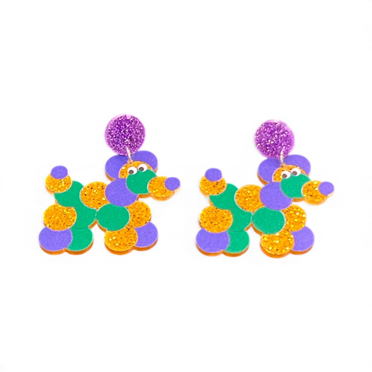 Bead Dog Earrings