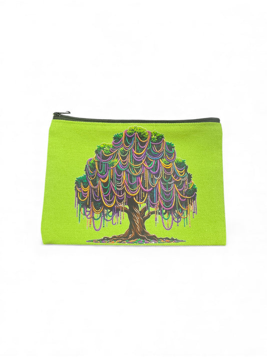 Mardi Gras Bead Tree Pouch