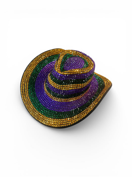 Mardi Gras Cowboy Hat