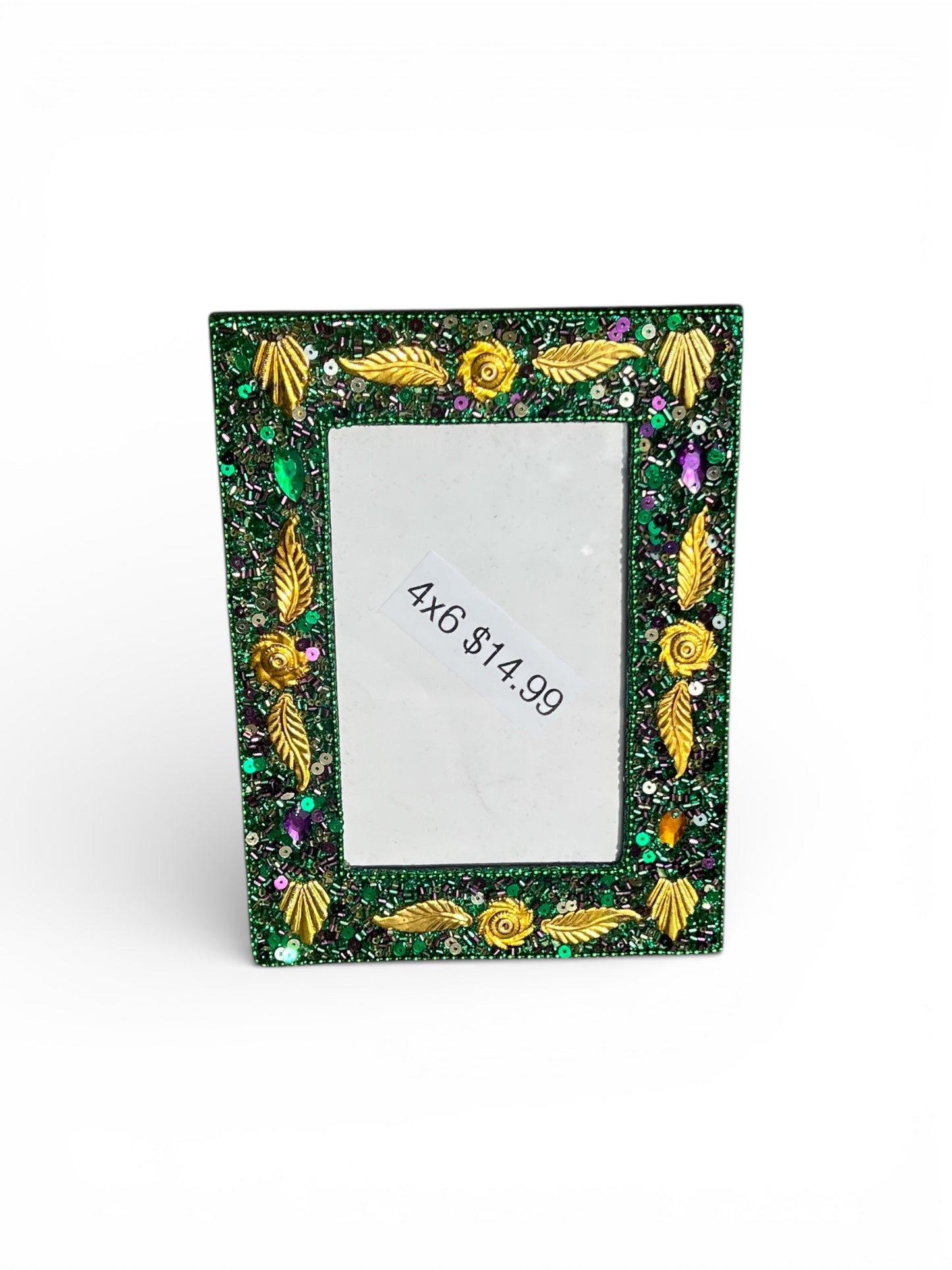 Mardi Gras 4x6 Jeweled Frame