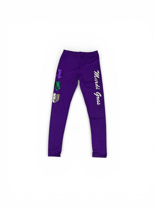 Mardi Gras Leggings