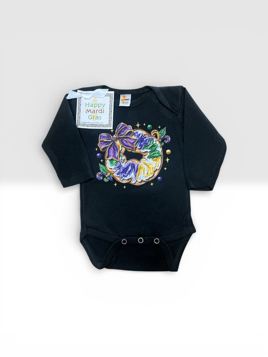 King Cake Baby Onesie
