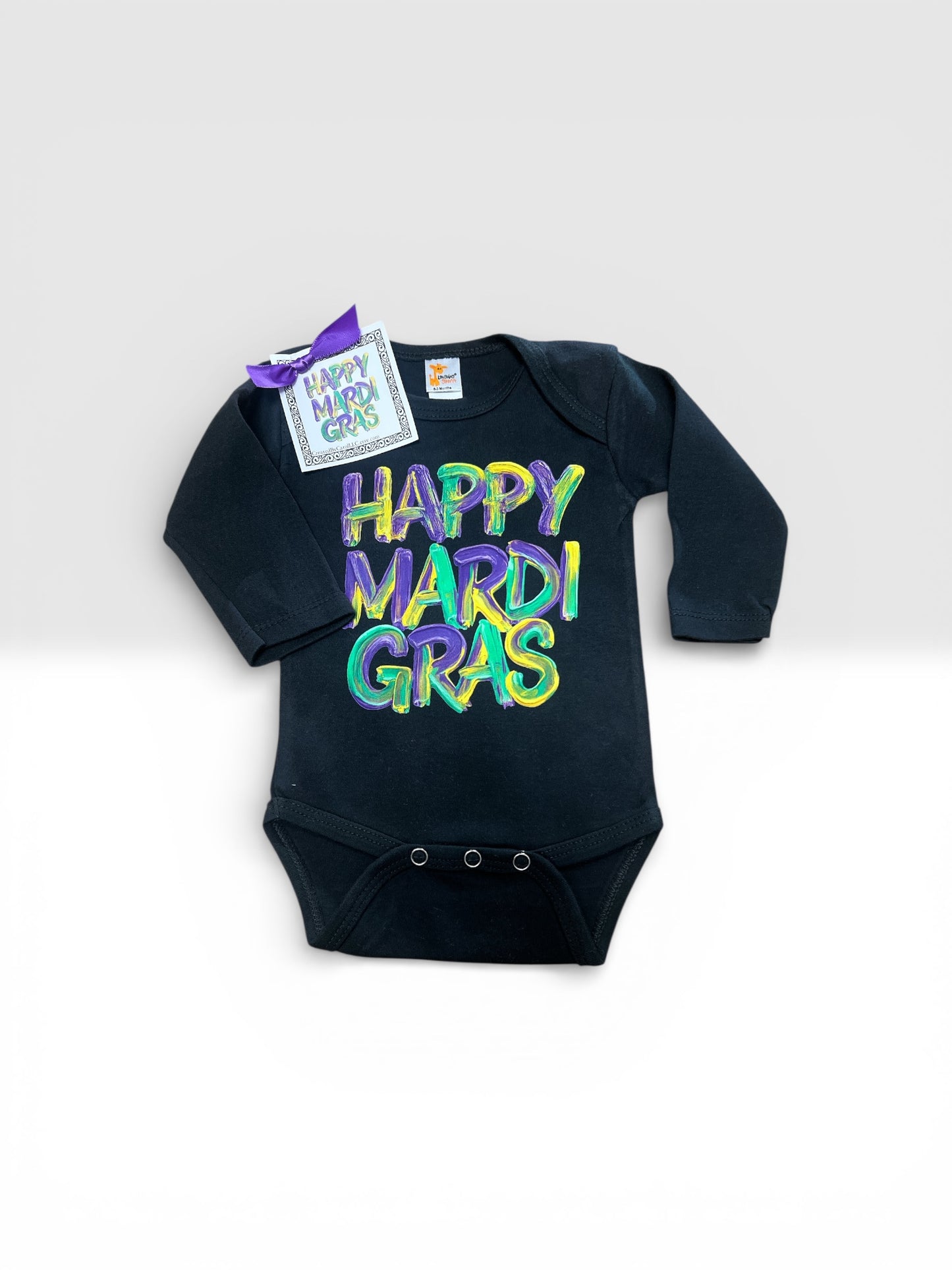 Happy Mardi Gras Baby Onesie