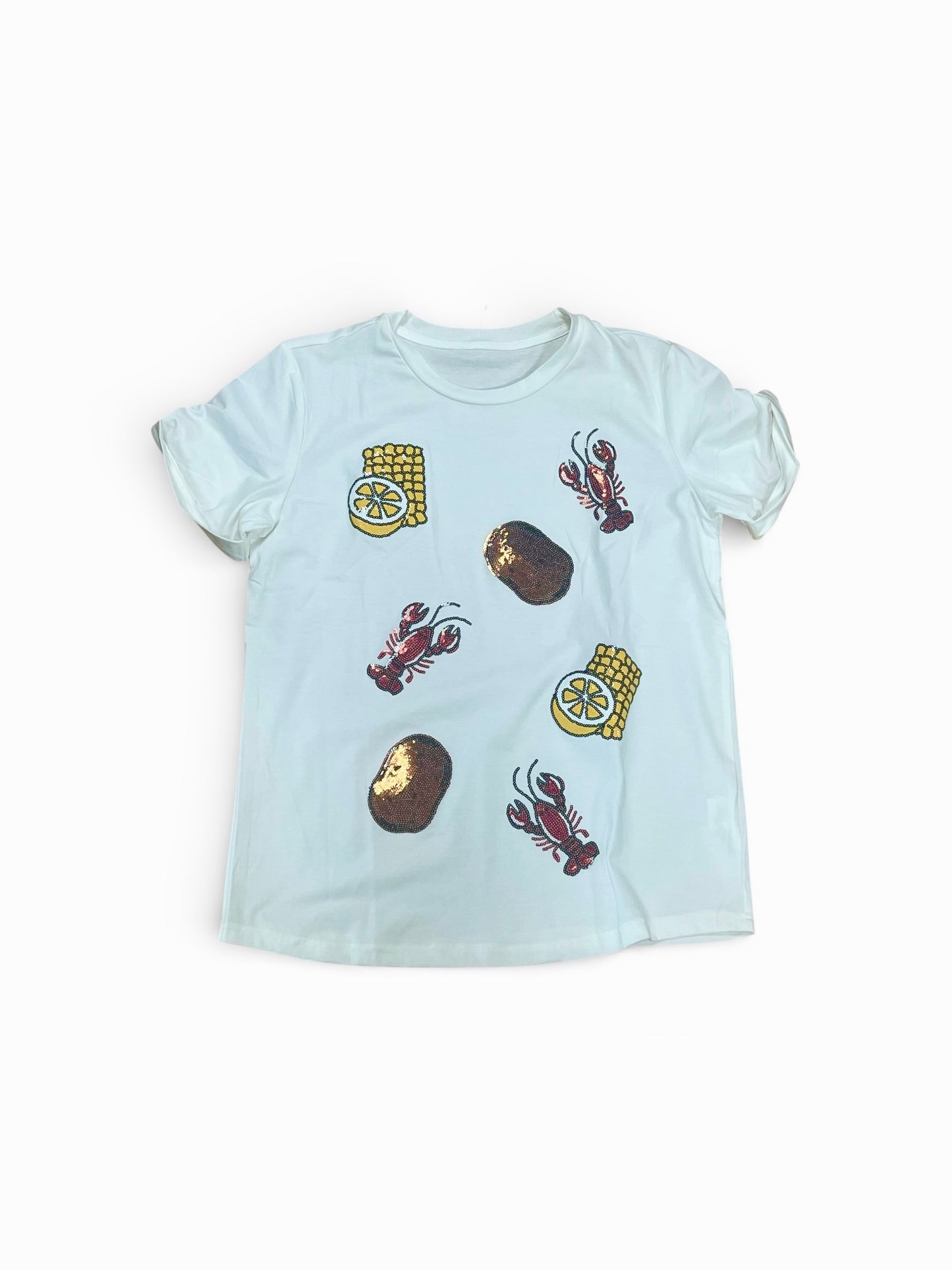 White Crawfish Shirt