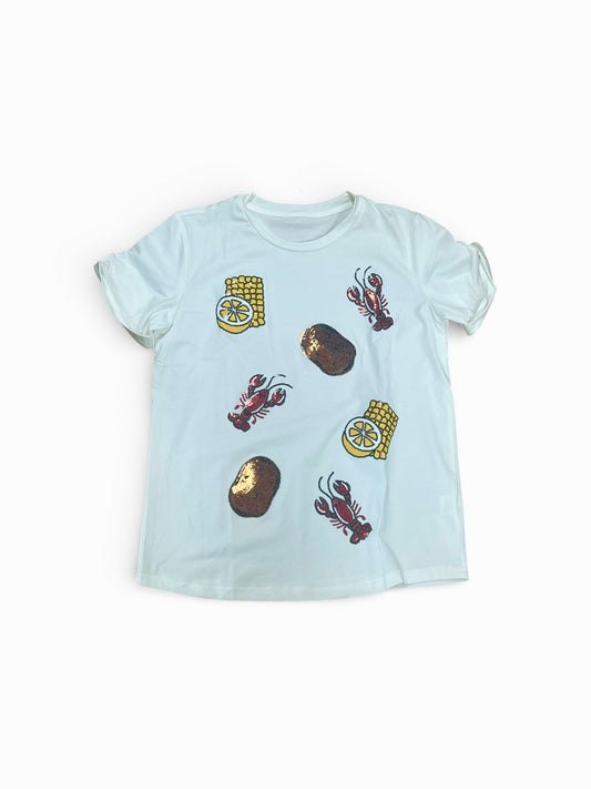 White Crawfish Shirt