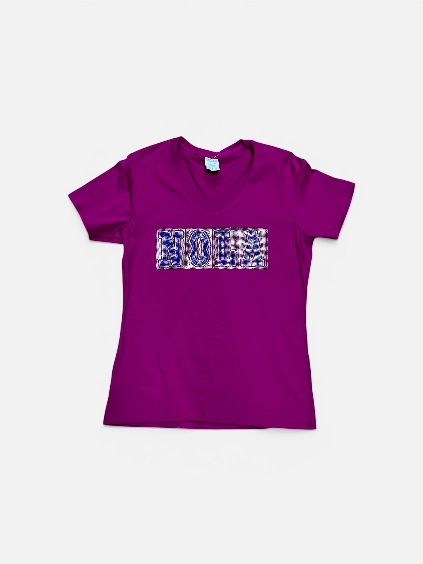 NOLA Tile Shirt Raspberry