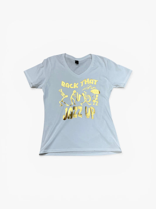 Back that Jazz Up White Shirt