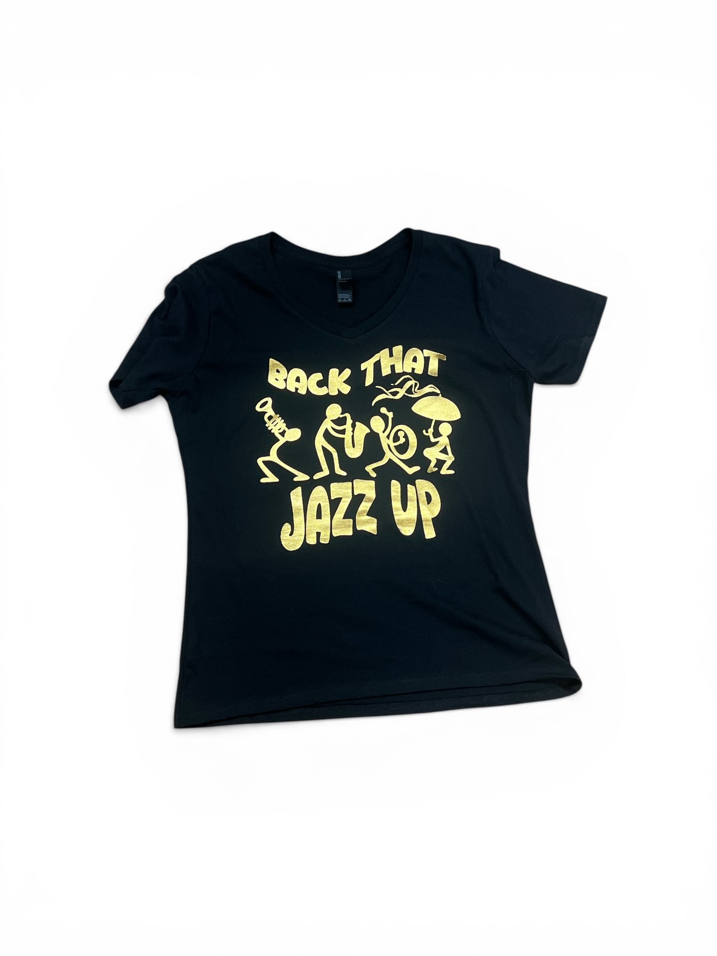 Back that Jazz Up Black Shirt