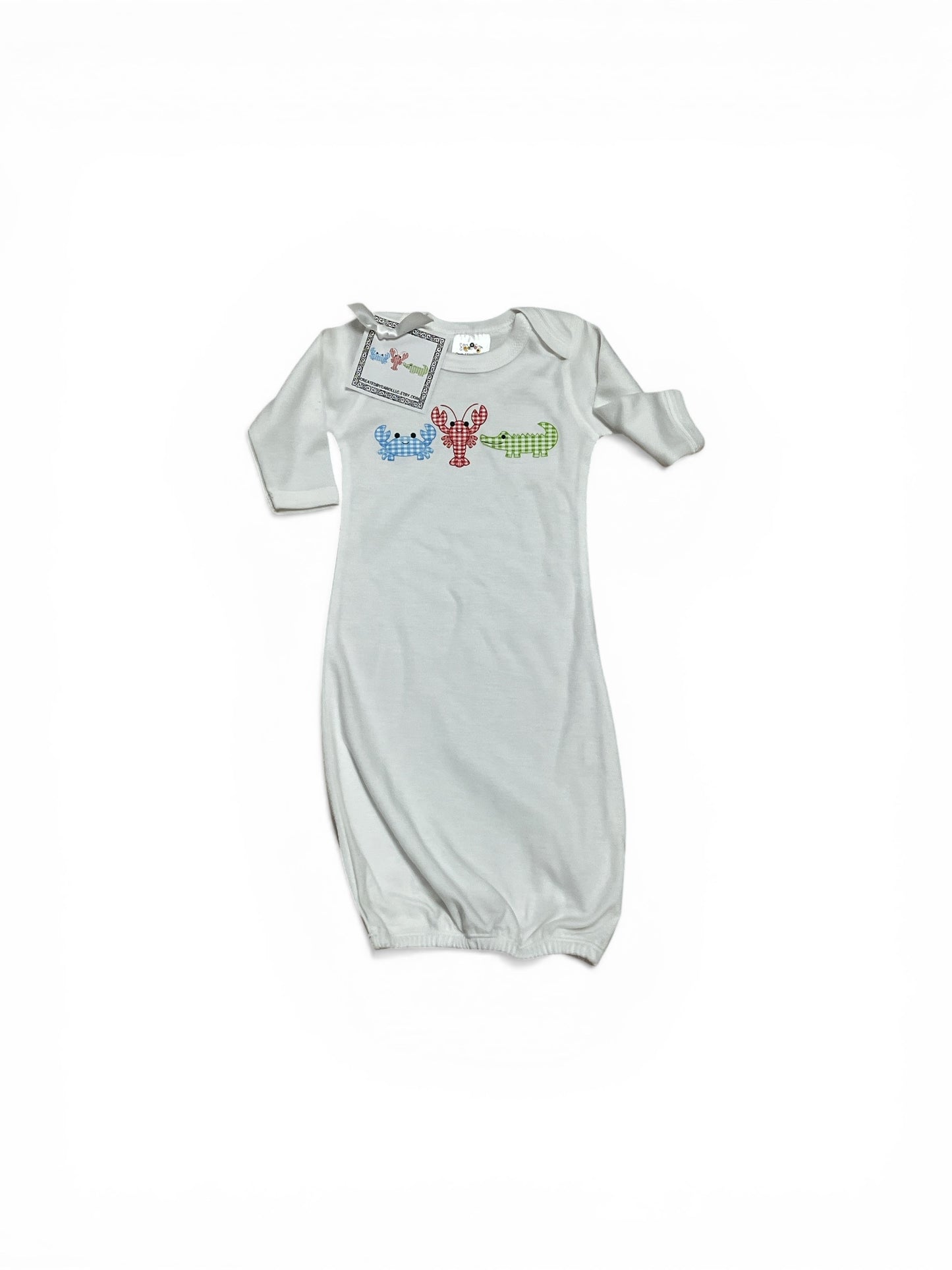 Seafood Friends Baby Onesie