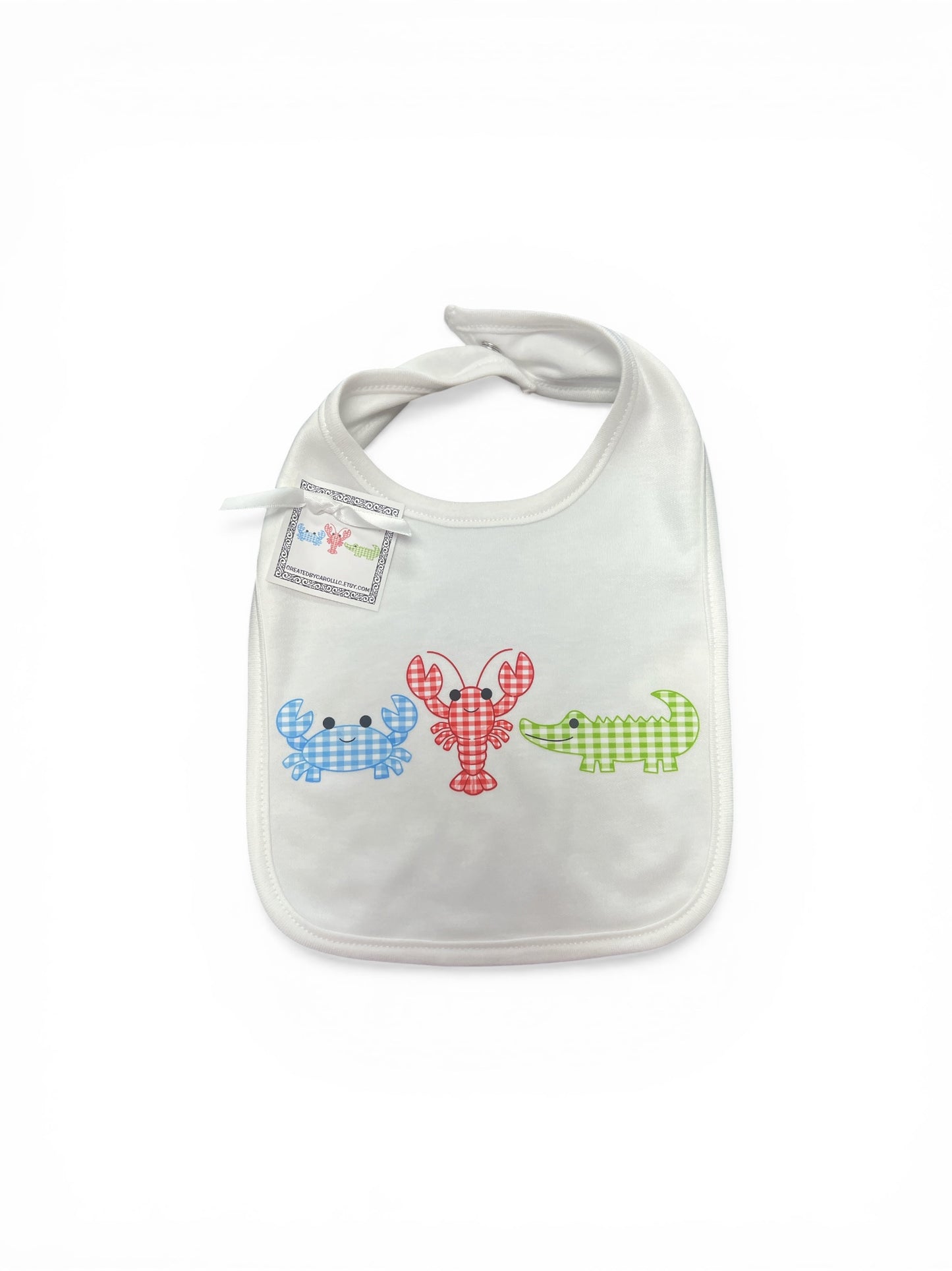 Seafood Friends Baby Bib