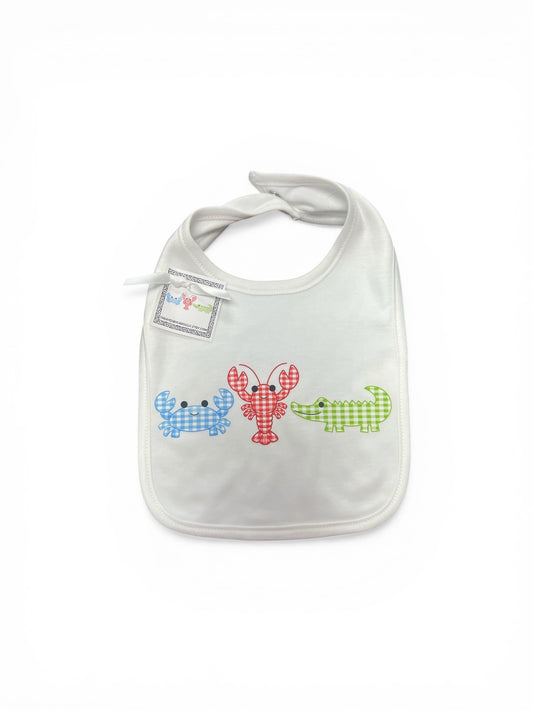 Seafood Friends Baby Bib