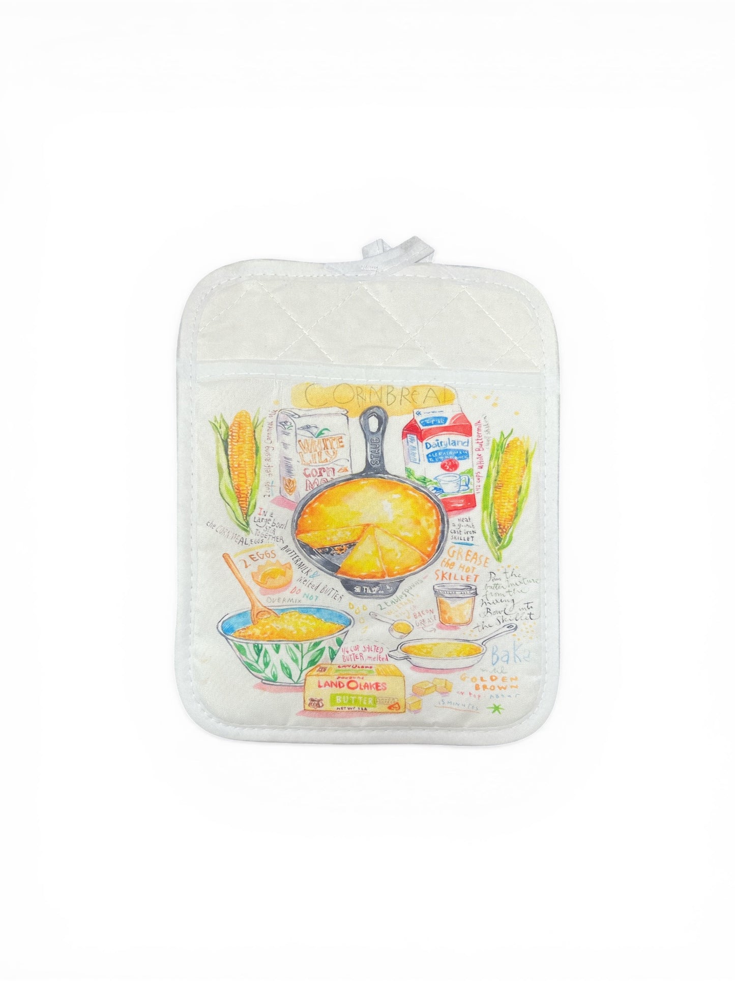 Recipe Pot Holders with pocket
