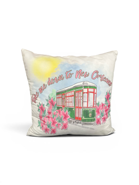 Streetcar Pillow